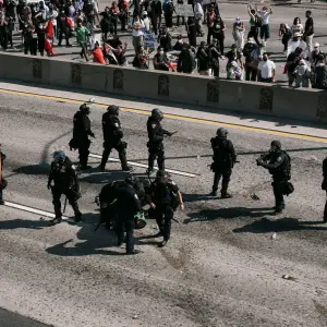 Amid LA Protests, Conspiracy Theories and Fake Images Spread Online